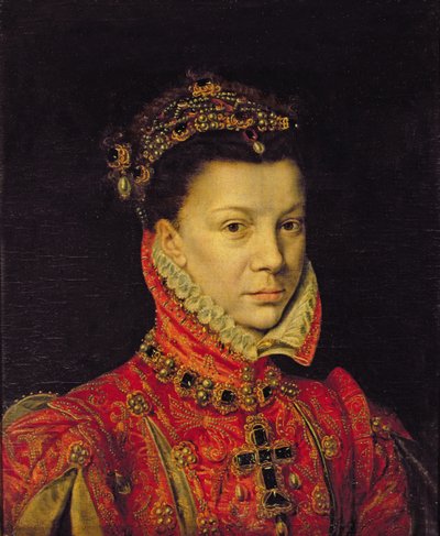 Elizabeth of Valois (1545-68) 1570 by Alonso Sánchez Coello